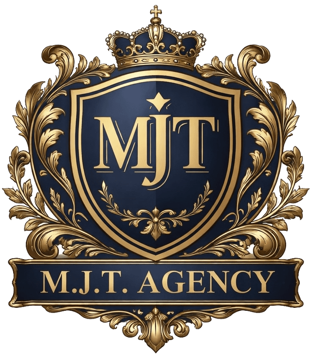 M.J.T. Agency Crest Logo